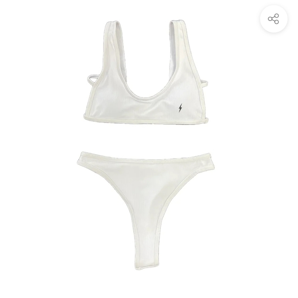 White bikini